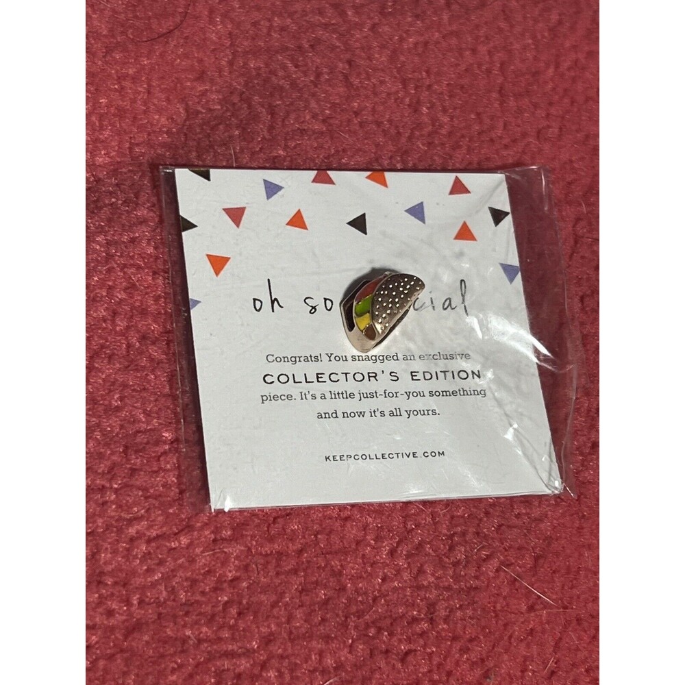 Keep Collective Glitter Taco Rose Gold NEW IN BAG COLLECTORS EDITION NIB